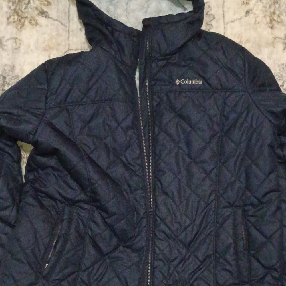 Columbia Quilted Jacket in Deep Blue